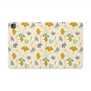 Dipaliz Ginkgo Blossom Tablet Folio Case Vegan Leather - Computer Accessories