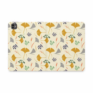 Dipaliz Ginkgo Blossom Tablet Folio Case Vegan Leather - Computer Accessories