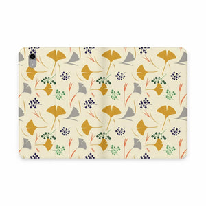 Dipaliz Ginkgo Blossom Tablet Folio Case Vegan Leather - Computer Accessories