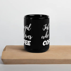 Chic Black Glossy Mug - Ceramic Fashion Drinkware - Dipaliz - Mugs