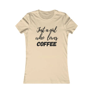 Soft Girl Loves Coffee Tee - Comfy Cotton Top - Dipaliz - T-shirts