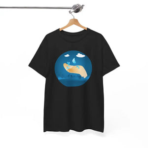 Globe Water Drop Tee - Conserve Unisex Cotton - Dipaliz - T-shirt