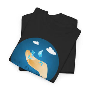 Globe Water Drop Tee - Conserve Unisex Cotton - Dipaliz - T-shirt