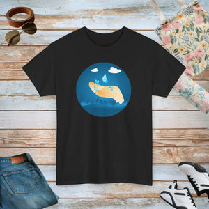 Conserve Water Unisex Heavy Cotton Tee - Eco Style - Dipaliz - Black / s - T-shirts