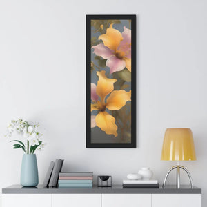 Vibrant Morning Glory Flower Poster - Framed Vertical Art - Dipaliz - Posters Prints & Visual Artwork