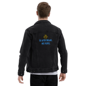 Bold Unisex Denim Jacket - Graphic Streetwear - Dipaliz - Coats & Jackets