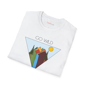 Softstyle t Shirt Go Wild Tee Cotton Travel - Dipaliz - T-shirts