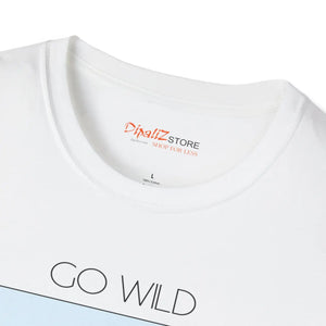 Softstyle t Shirt Go Wild Tee Cotton Travel - Dipaliz - T-shirts