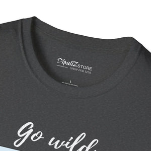 Softstyle t Shirt Go Wild Tee Cotton Travel - Dipaliz - T-shirts