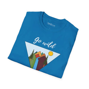 Softstyle t Shirt Go Wild Tee Cotton Travel - Dipaliz - T-shirts