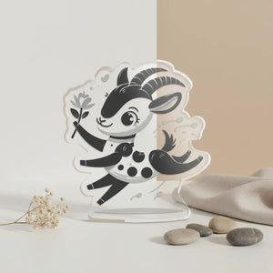 Dipaliz Goat Acrylic Figurine Hand Painted Cut Statue - Sculptures & Statues