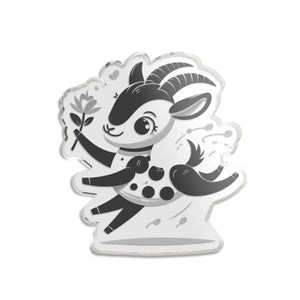 Dipaliz Goat Acrylic Figurine Hand Painted Cut Statue - Sculptures & Statues