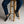 Stylish Gold Pattern Canvas Shoes - Grey Slip on - Dipaliz - Sneakers