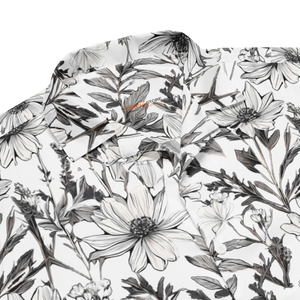Eco Unisex Button Shirt - Graphic Flowers Summer - Dipaliz - Shirts