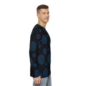 Sleek Long Sleeve Aop Shirt - Luxe Brushed Polyester - Dipaliz - T-shirts