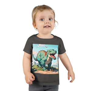 Green Dinosaur Toddler T-shirt - Soft Cotton Tee - Dipaliz - Baby & Clothing