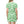 Green T-shirt Dress – Abstract Floral Polyester - Dipaliz - Dresses - Xs