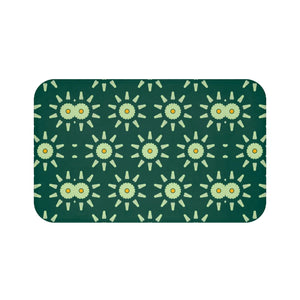Modern Green Geometric Bath Mat - Non Slip Soft - Dipaliz - Mats & Rugs