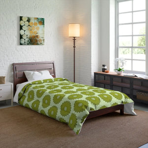 Green Leaves Comforter – Eco Friendly Bedding - Dipaliz - Quilts & Comforters