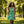 Green Wavy Pattern Skater Dress – Eco-friendly - Dipaliz - Dresses - Xs