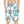 Cyan Blue Abstract Gym Shorts - Performance Polyester - Dipaliz