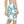 Cyan Blue Abstract Gym Shorts - Performance Polyester - Dipaliz