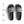 Grey Pattern Men’s Slides - Comfort Upper Strap - Dipaliz - Sandals