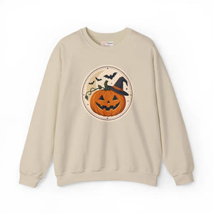 Dipaliz Halloween Pumpkin Crewneck Sweatshirt Fall - Sweatshirts