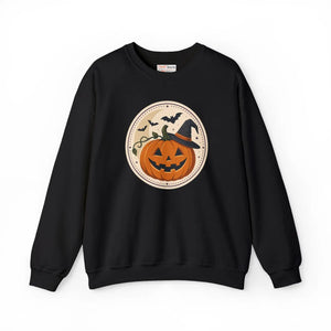 Dipaliz Halloween Pumpkin Crewneck Sweatshirt Fall - Sweatshirts