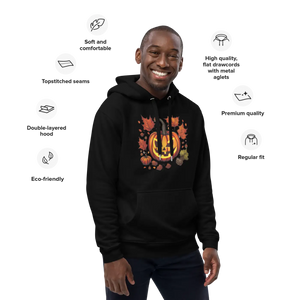 Premium Eco Hoodie - Spooky Halloween Ghost - Dipaliz - Hoodies