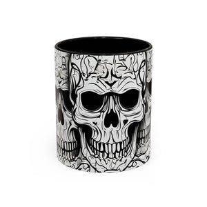 Colorful Halloween Skull Mug Monochrome Ceramic - Dipaliz - Mugs