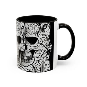 Colorful Halloween Skull Mug Monochrome Ceramic - Dipaliz - Mugs