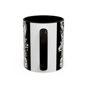 Halloween Skull Colorful Mug - Vibrant Spooky Drinkware - Dipaliz - 15oz / Black - Mugs