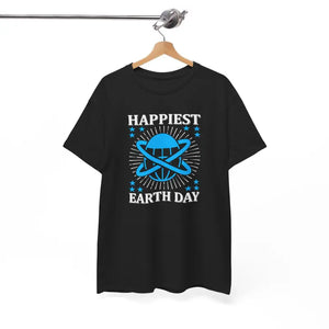 T-shirt - Happiest Earth Day Tee - Unisex Heavy Cotton Sustainable - Dipaliz