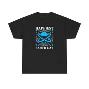 T-shirt - Happiest Earth Day Tee - Unisex Heavy Cotton Sustainable - Dipaliz