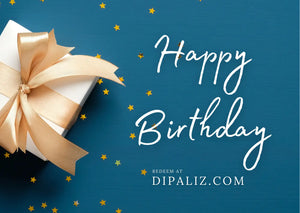 Birthday Gift Card - Stylish Design for Every Celebration - Dipaliz