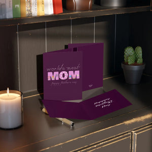 Modern Greeting Cards - Mother’s Day White Envelopes - Dipaliz - & Note