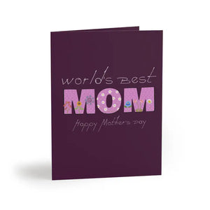 Mother’s Day Greeting Cards with Matching White Envelopes - Dipaliz - 24 Pcs / Matte / 4.25” x 5.5” - & Note