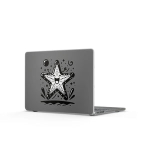Dipaliz Happy Starfish Macbook Case Matte Coastal Cover - Laptop Hard Cases
