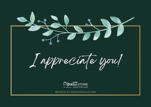 Virtual Gift Card - Teachers Appreciation Day Celebration - Dipaliz