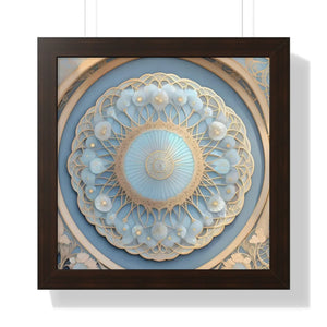 Modern Framed Vertical Poster - Abstract Geometric Patterns - Dipaliz - Posters Prints & Visual Artwork