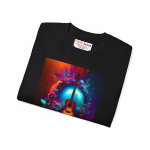 Unisex Ultra Cotton Tee - Vibrant Music Design - Dipaliz - T-shirts