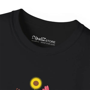 Artistic Heart with Flowers Ultra Cotton Tee - Dipaliz - T-shirts