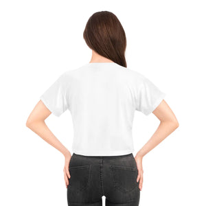 Wildflower Aop Crop Tee - Silky Soft Floral - Dipaliz - T-shirts