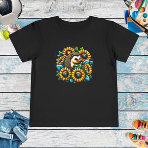 Soft Hedgehog Sunflower Toddler t Shirt Classic Fit Dipaliz - Baby & Clothing