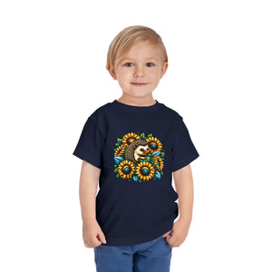 Soft Hedgehog Sunflower Toddler t Shirt Classic Fit Dipaliz - Baby & Clothing