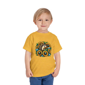 Soft Hedgehog Sunflower Toddler t Shirt Classic Fit Dipaliz - Baby & Clothing