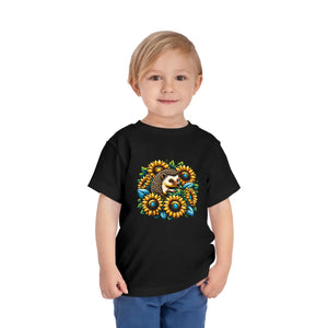 Soft Hedgehog Sunflower Toddler t Shirt Classic Fit Dipaliz - Baby & Clothing