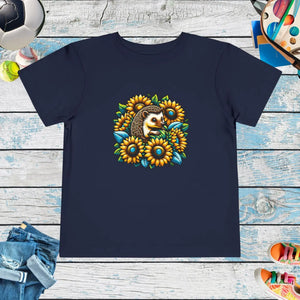 Soft Hedgehog Sunflower Toddler t Shirt Classic Fit Dipaliz - Baby & Clothing