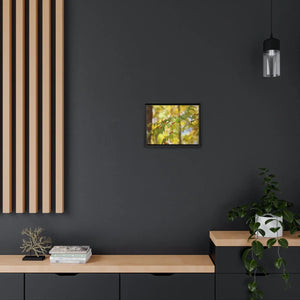 Bold Honeysuckle Berries Matte Canvas - Black Frame - Dipaliz - Posters Prints & Visual Artwork